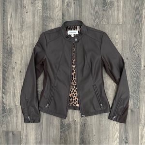 Women’s Calvin Klein Faux Leather Jacket Size S